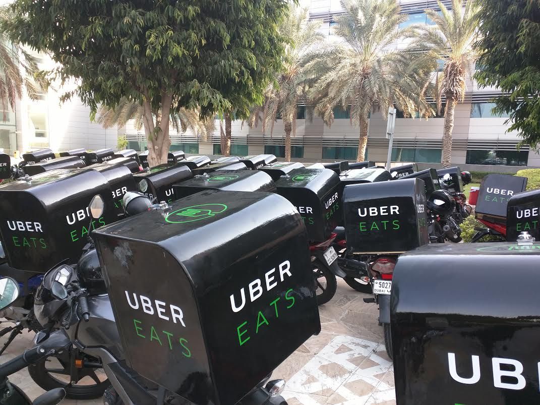 uber eats motorbike